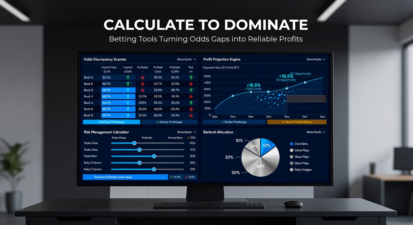 Close-up of a mobile betting app interface showing Kelly Criterion stake calculator with input fields for odds, probability, and bankroll, outputting recommended bet size