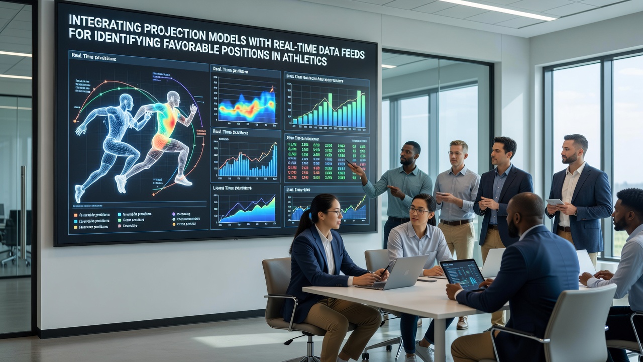 Real-time data visualization overlay on live athletic contest tracking interface