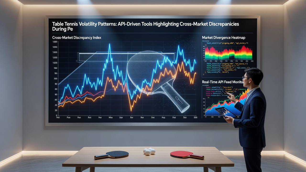 Comparison chart showing cross-market odds spreads in table tennis during a peak tournament window